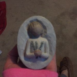 Jewelry box with quote on the inside